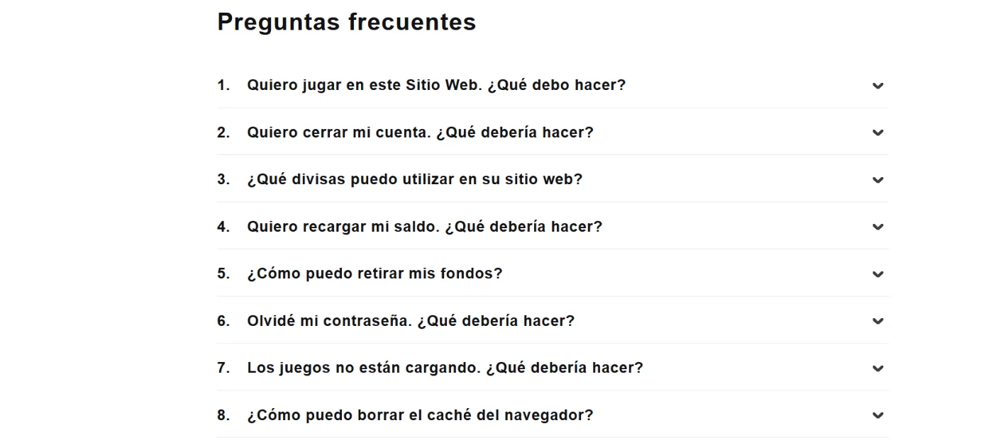 Librabet Casino sección de preguntas frecuentes con información para usuarios